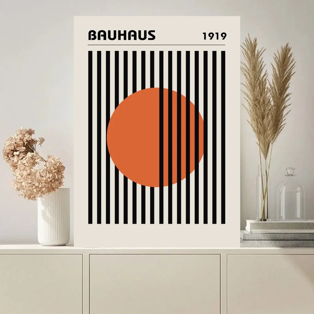 Photography Types - Simple Canvas Print Painting Poster Bauhaus
