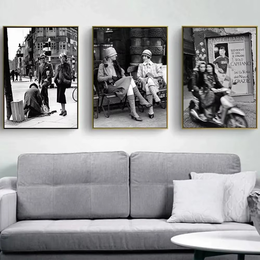 Photography Street - Fashion Black And White Vintage Photography