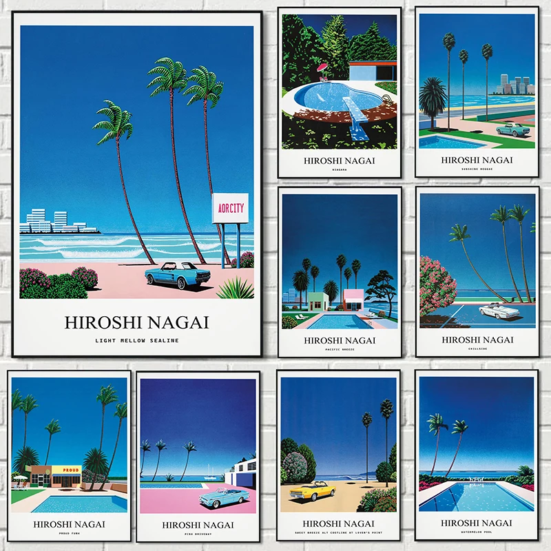 Photography Hobby - Vintage Nagai Hiroshi Vaporwave Japan Beach