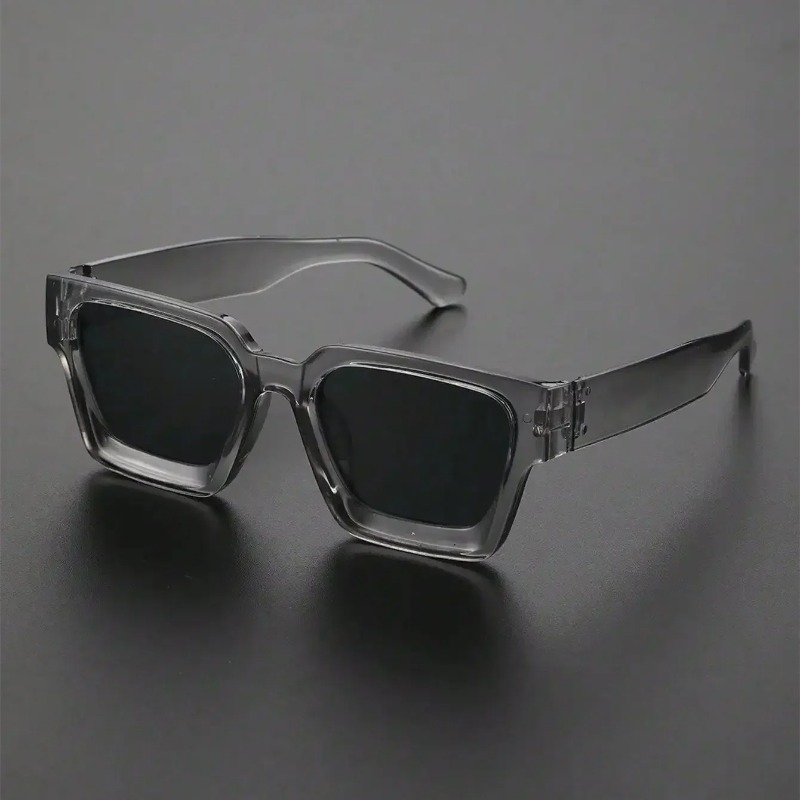 Photography Street - Unisex Plastic Fashion Square Frame Sunglasses