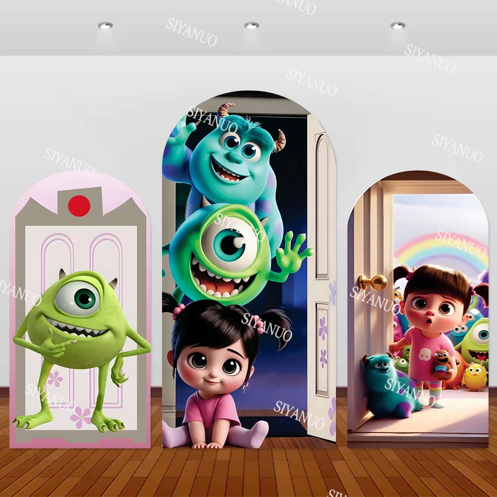 Photography University - The Monster University Backdrop Kids Birthday