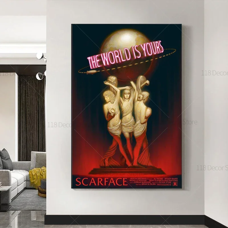Photography Hobby - The World Is Yours Scarface Retro