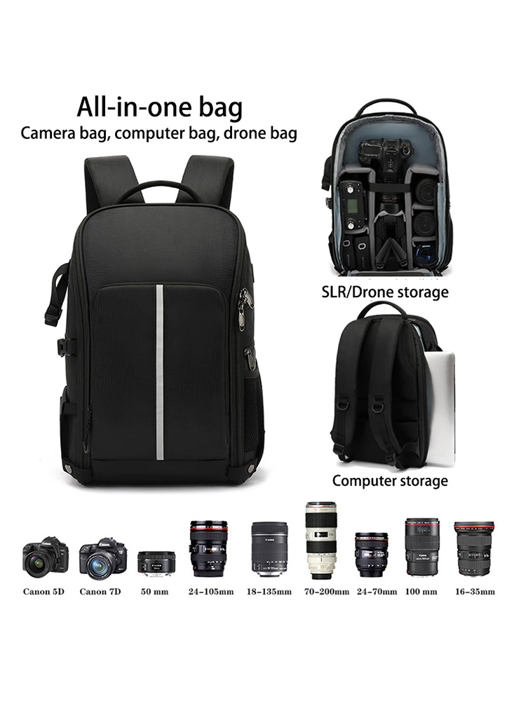 Photography Zone System - Outdoor Photography Backpack DSLR Camera Bag
