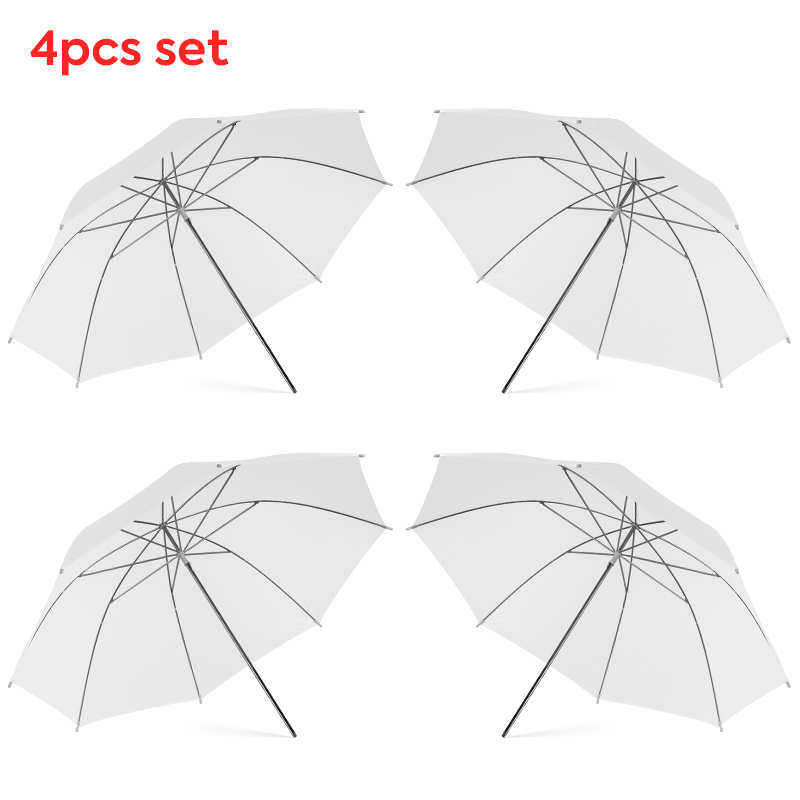 Photography Umbrella Diffuser - 76 * 80cm X4 Transparent White