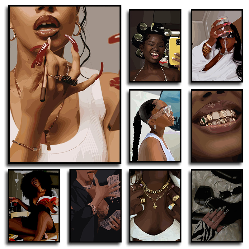 Photography Fashion - Modern African American Black Woman Fashion