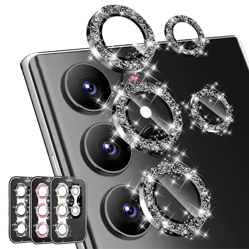 Photography Kit Samsung S26 Ultra - Diamond Glitter Lens Glass For Samsung