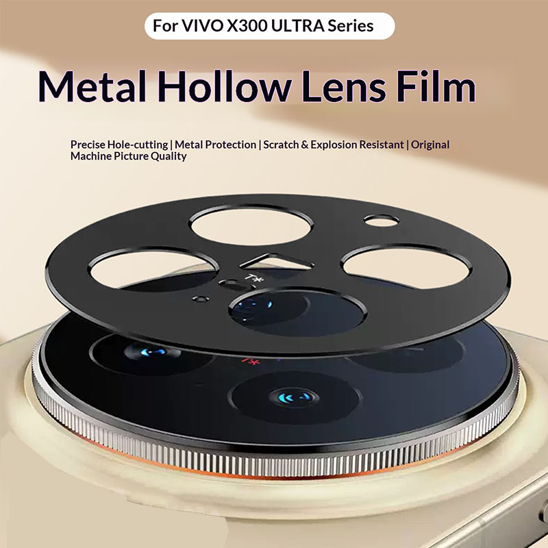 Photography Vivo X300 Pro - Aluminum Metal Rear Camera Lens Protector