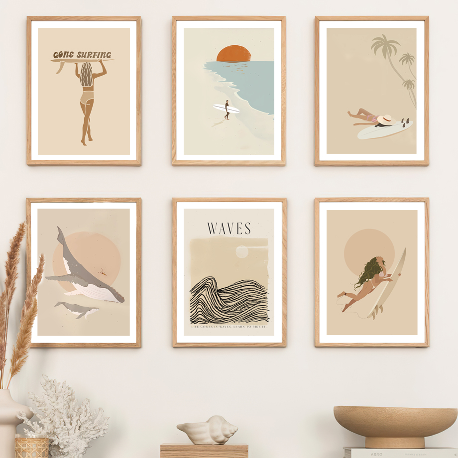 Photography Hobby - 1pc frameless Canvas painting Summer Sea
