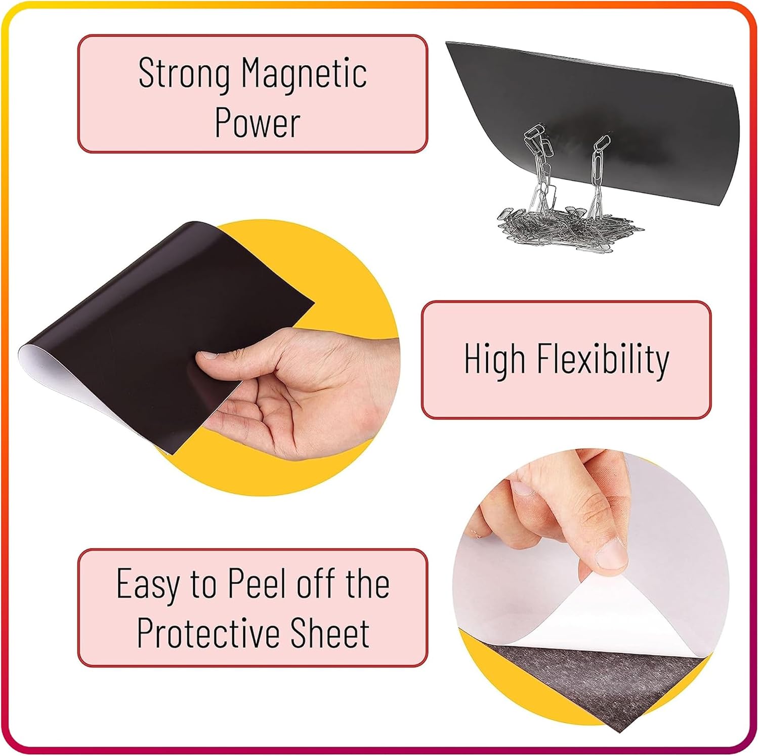 A4 Magnetic Sheets with Adhesi - đánh giá và giá Photography Types