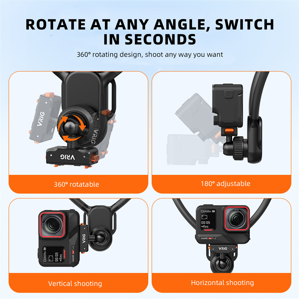 VRIG AC-82 Magnetic Neck Mount - đánh giá và giá Camera Wrist Strap