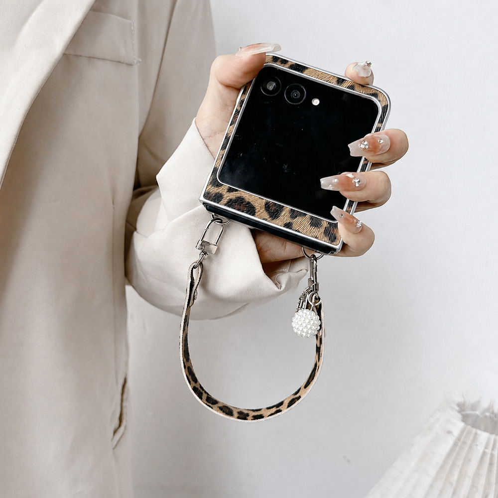 Leopard Print Folding Flip Pho - đánh giá và giá Camera Wrist Strap