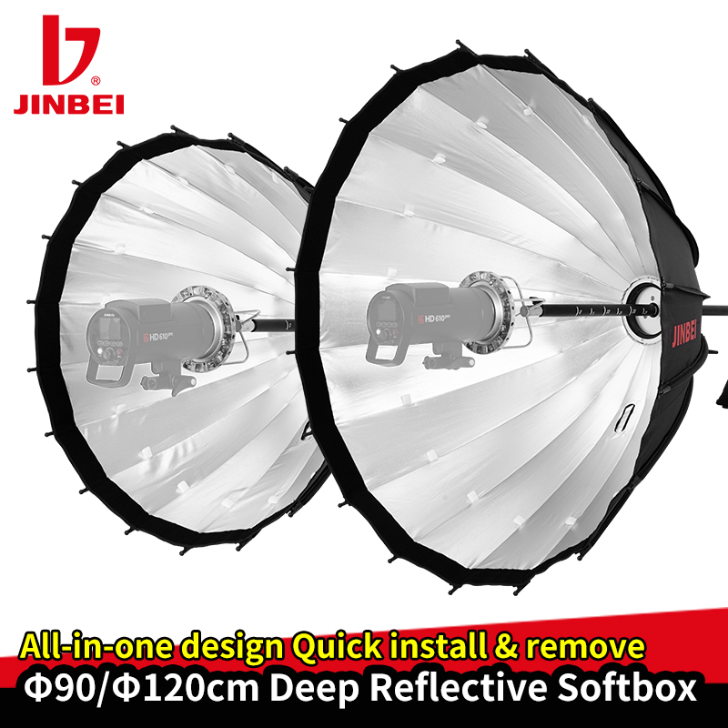 JINBEI 120cm Deep Reflective P - đánh giá và giá Photography Umbrella Diffuser