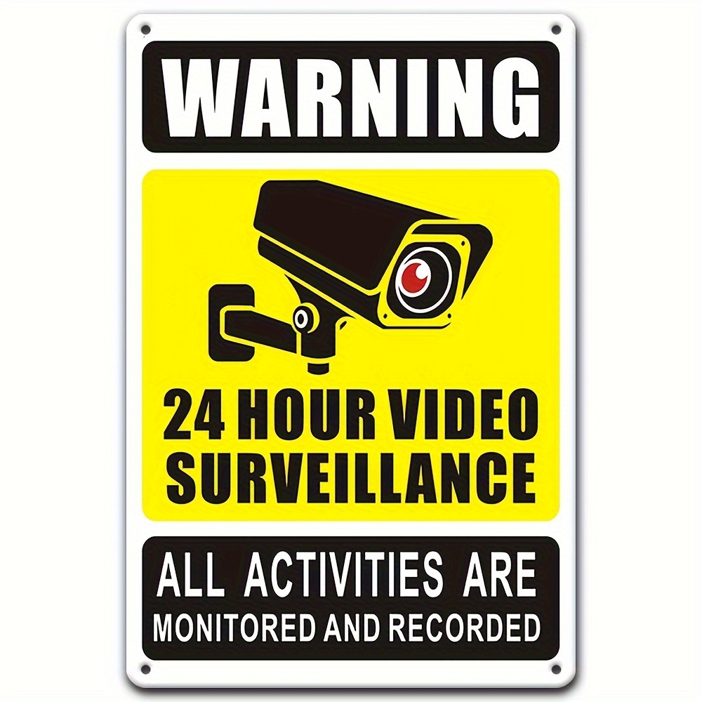 24/7 Video Surveillance Warnin - đánh giá và giá Photography Street