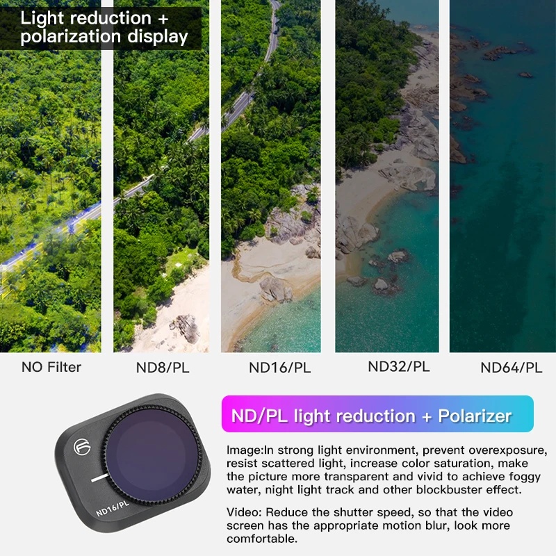 RCSTQ For DJI Mini 3 Pro Filte - đánh giá và giá Nd Filter Set