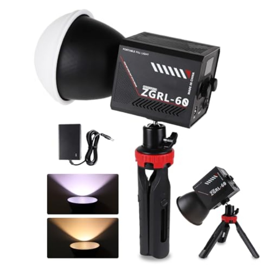 60W COB LED Video Light Handhe - đánh giá và giá Photography Video