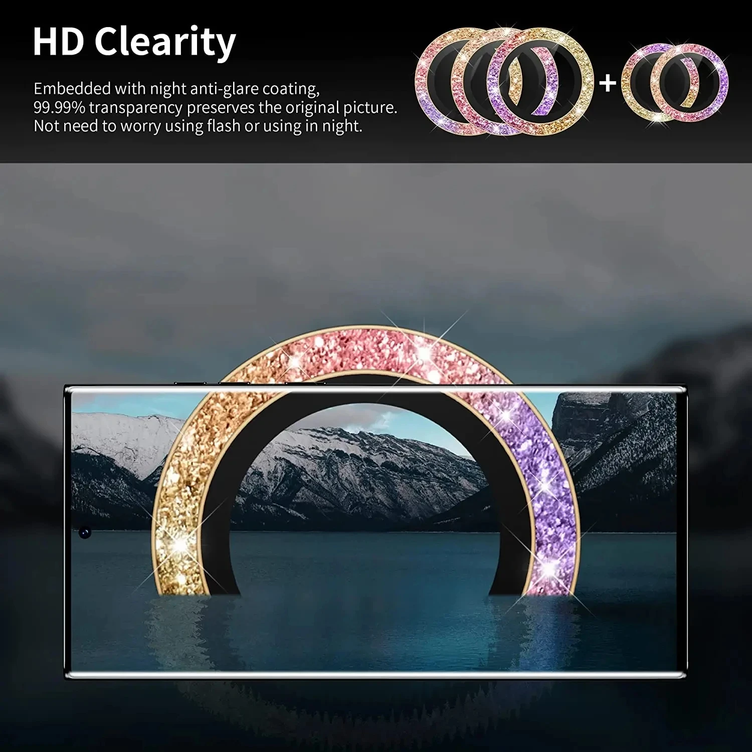 Diamond Glitter Lens Glass For - đánh giá và giá Photography Kit Samsung S26 Ultra