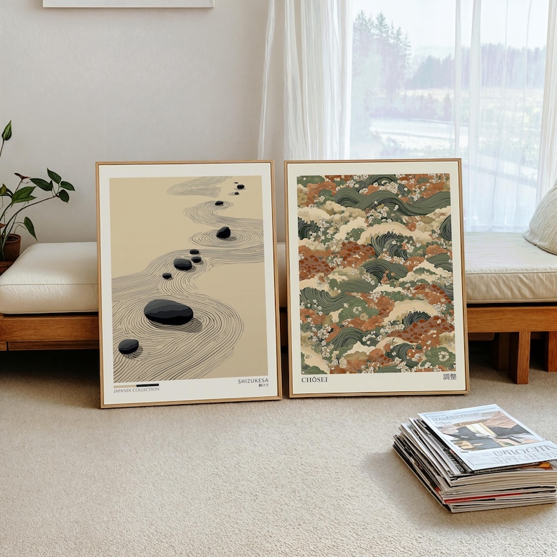 2pcs Japandi Zen Canvas Wall A - đánh giá và giá Photography Types