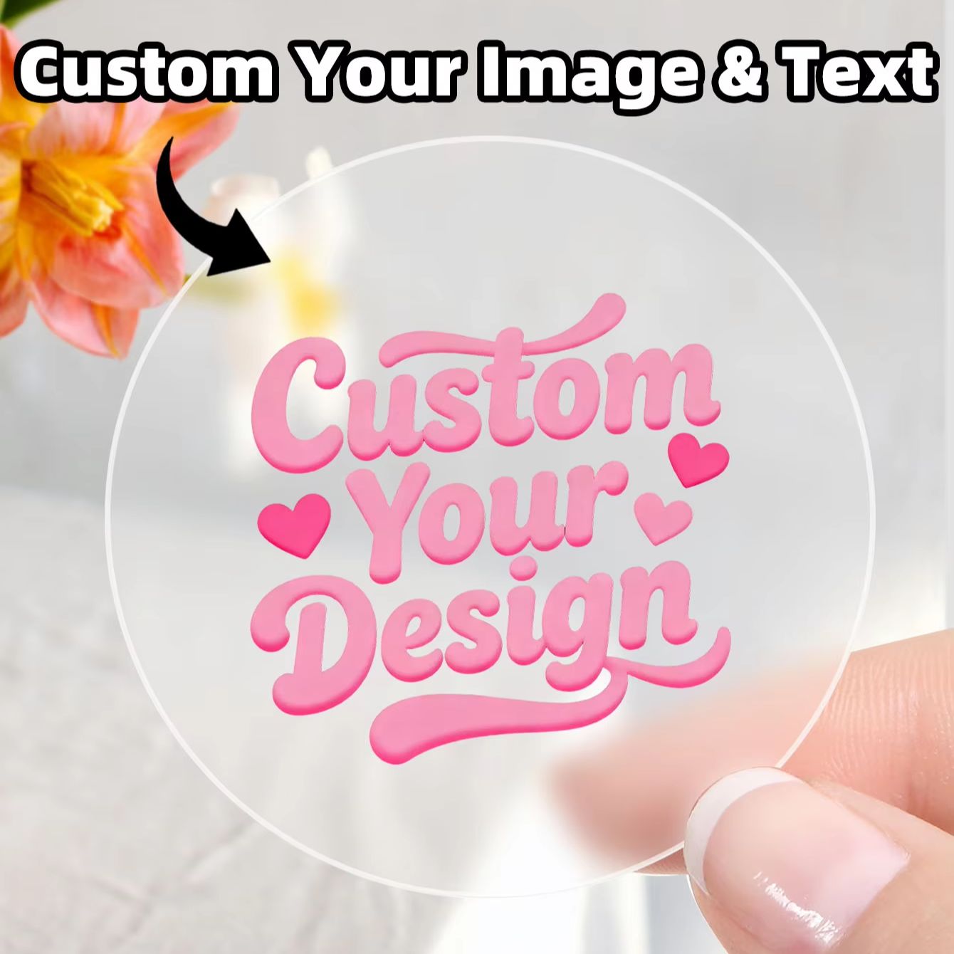 1-90PCS Custom Round Clear Sti - đánh giá và giá Photography Types