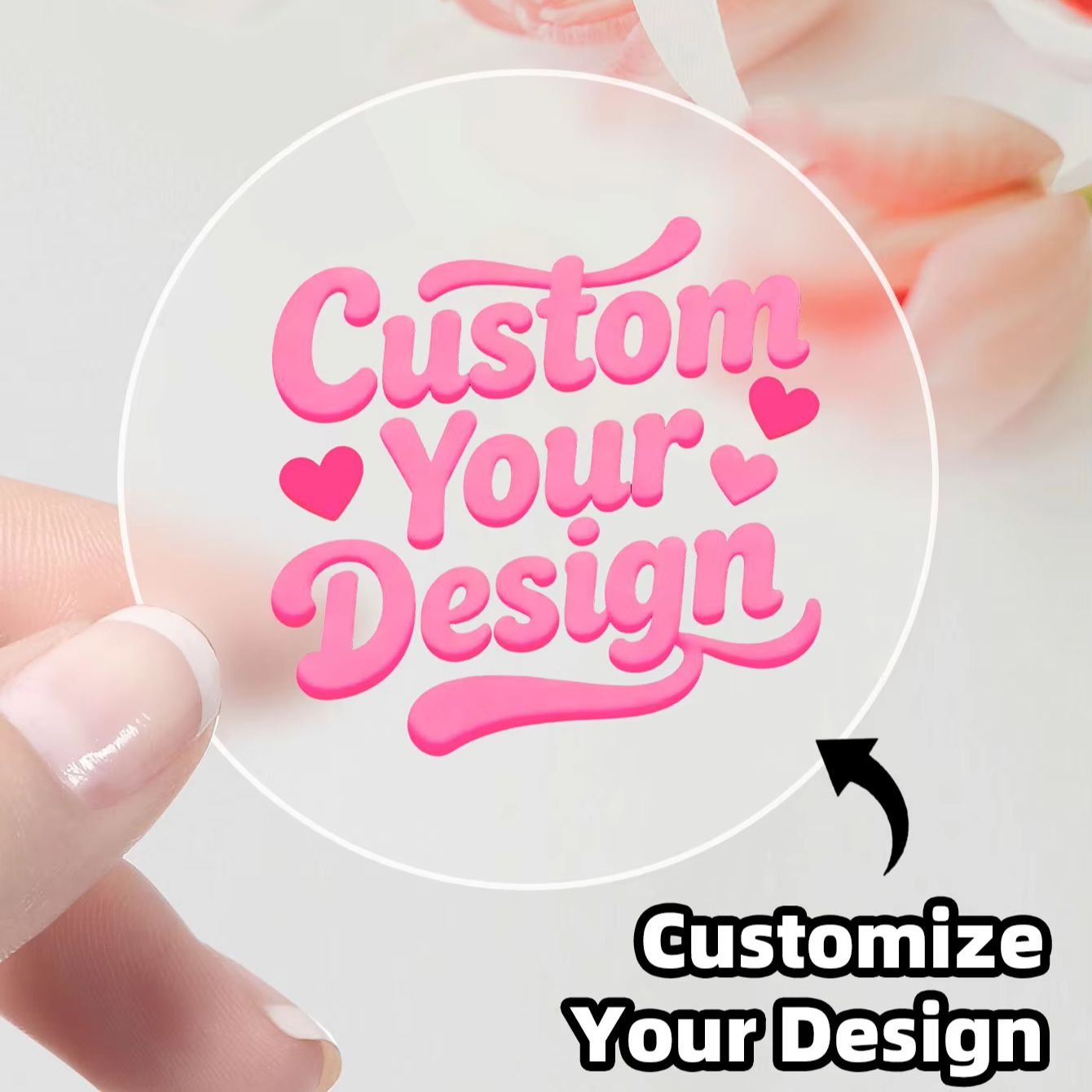 1-90PCS Custom Round Clear Sti - đánh giá và giá Photography Types