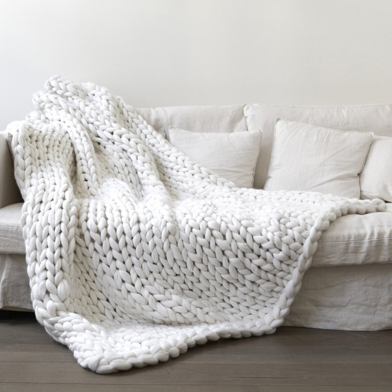 Hand Knit Blanket Sofa Cover F - đánh giá và giá Photography Yoga