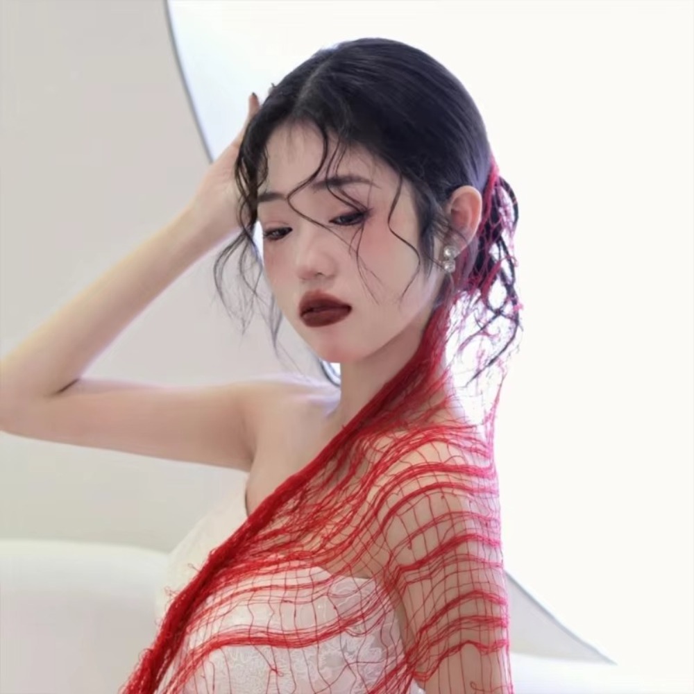 Fashion Distressed Scarf Ragge - đánh giá và giá Photography Street