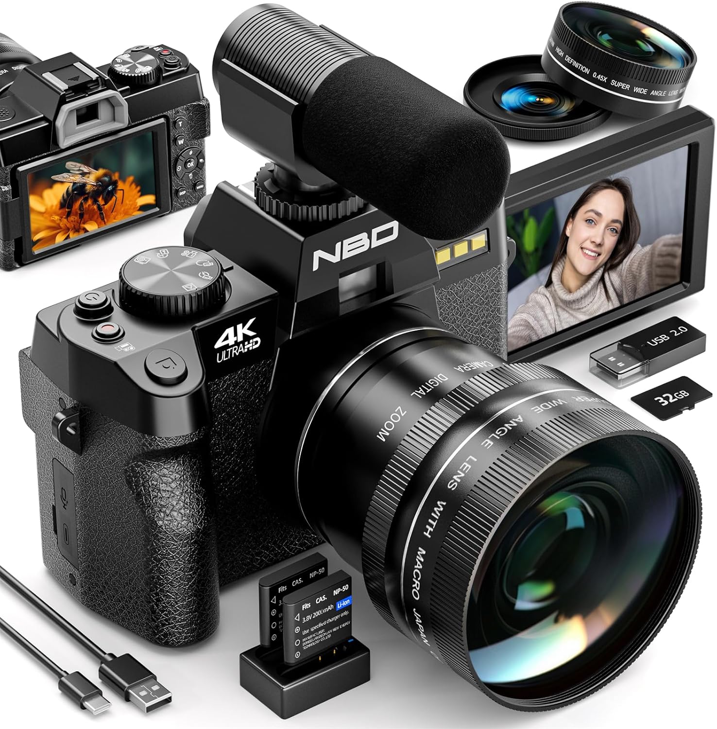 NBD 4K Digital Cameras for Pho - đánh giá và giá Photography Nature Images